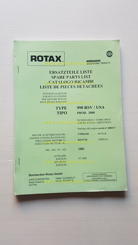 Rotax motore 990 - , rsv