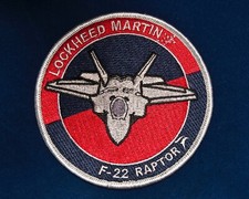 USAF F-22 Raptor Patch Air Dominance Fighter