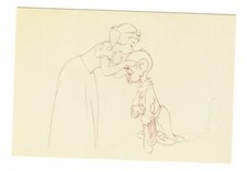 Disney Art Postcard - Snow White & The Seven Drawfs (Unposted)