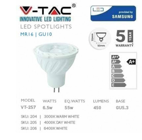 Lampadine led gu5 - led, 7w