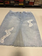 Gonna jeans denim chiaro