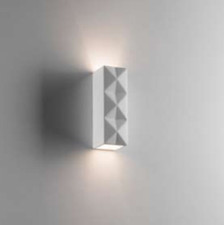 *****APPLIQUE CUBO 2X40W GESSO