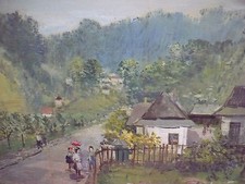 Bellissimo, Vecchio Dipinto Di