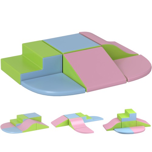 Homcom piece soft play - soft,