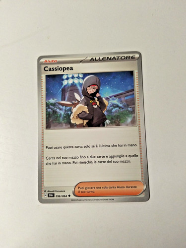 Carta pokemon cassiopea - pokemon,