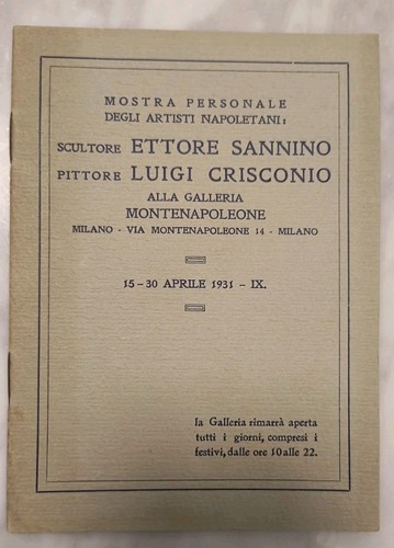 Mostra sannino crisconio - mostra,