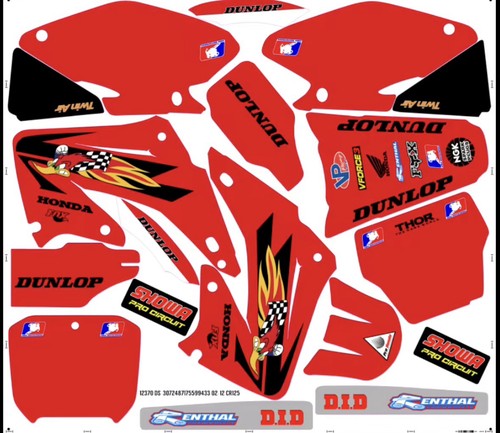 Grafiche honda 125 250 - honda, cr