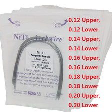 Filo Arco Niti Ortodonzia Dentale Super Elastico Forma Natura Naturale Rotondo