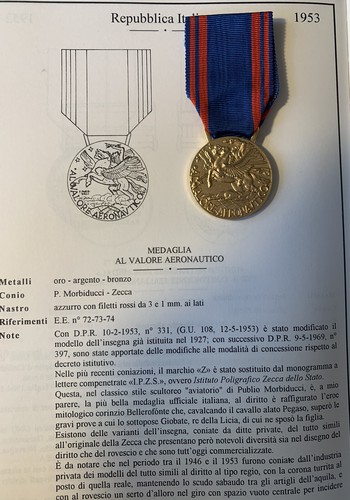 Medaglia valore aeronautico - al,