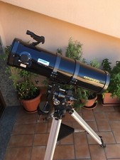 Telescopio Omegon 150/750 EQ-4 e valigetta Omegon con oculari e filtri