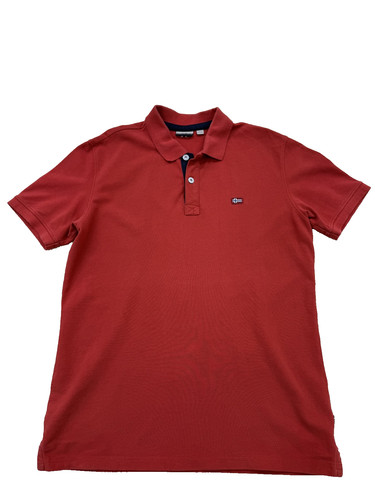 Napapijri men red polo shirt - men's,