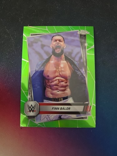 2025 topps chrome wwe - chrome, finn
