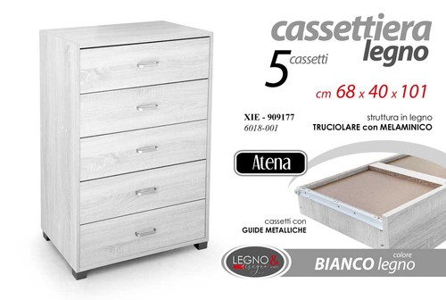 Cassettiera cassetti moderna - 5,