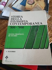 Libro Testo Storia Della Filosofia Contemporanea