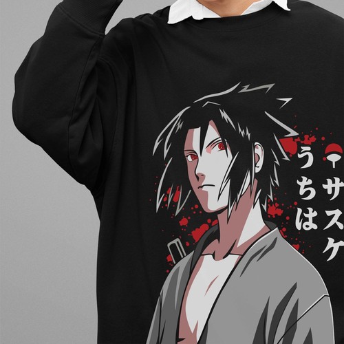 Felpa naruto anime - anime, sasuke