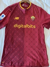 Maglia As Roma Match Worn Matchday 2022-2023 Volpato 62 Autografata