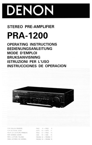 Denon pra 1200 amplificatore - pra-1200,