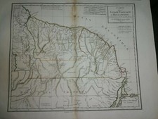 carta geografica 1802 Sud