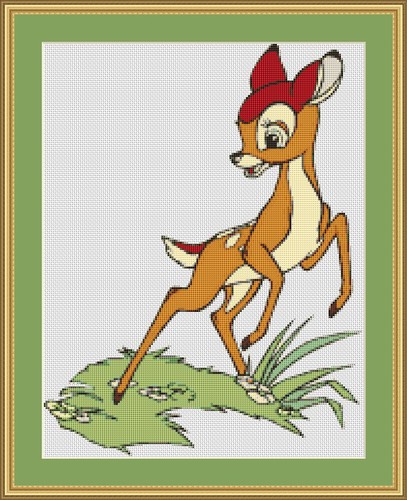 Kit punto croce - , bambi