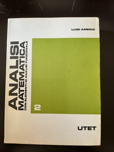 Amerio analisi matematica vol - analisi,