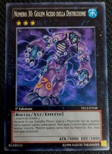 Yu-Gi-Oh! NUMERO 30 GOLEM ACIDO DELLA DISTRUZIONE YS13 ITV09 COMUNE Italiano 