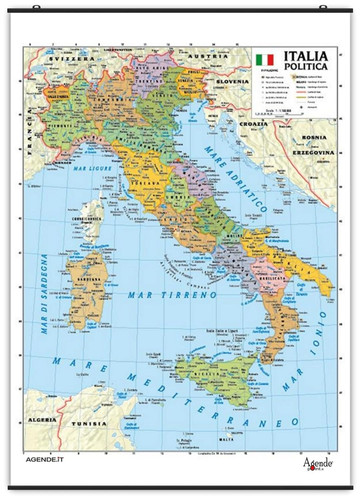 Carta geografica murale - geografica,
