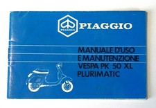 VESPA PK 50 XL  PLURIMATIC-MANUALE MANUTENZIONE PIAGGIO ORIGINALE 100% NO COPIA