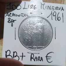 100 Lire Minerva 1961 BB +(6)