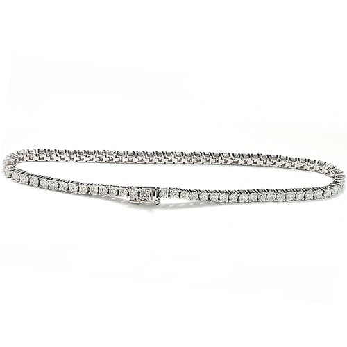 Bracciale tennis oro - tennis, bianco