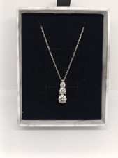 Collana Trilogy Diamanti Moissanite Gra