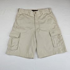 Pantaloncini Timberland vintage uomo w29 beige/bianco cargo combattimento weathergear 506