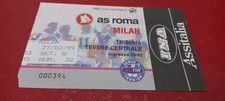 BIGLIETTO CALCIO ROMA MILAN 27/2/1999