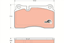TRW FRONT BRAKE PAD SET DISC