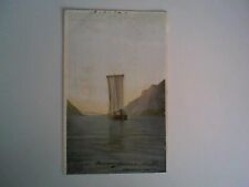 SUL LAGO MAGGIORE BARCA  VELA IMBARCAZIONE 1904 ANNULLO LAVENO VERBANIA PIEMONTE