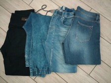 Set 4 Pantaloni jeans pantaloncini uomo tg 48
