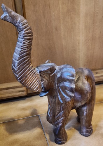 Statuetta elefante legno - statuetta,