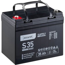 Batteria agm 12v 35ah deep - batteria,