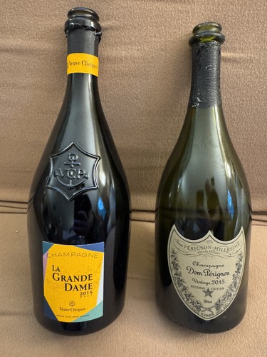 Empty champagne bottles 1 - 2,