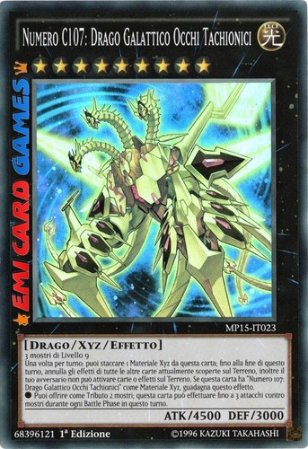 Numero c107 drago galattico - numero,