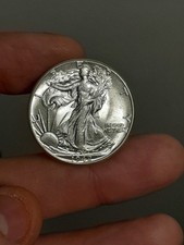 1942 walking liberty mezzo - walking,