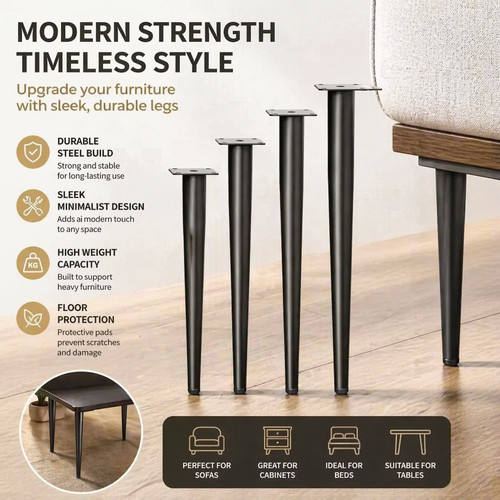 4pcs gambe per mobili - 4pcs,