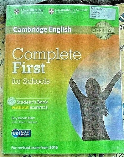 Complete first for schools - complete,