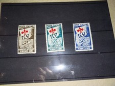 1951 ITALIA REPUBBLICA SERIE GIOCHI GINNICI FIRENZE 3 VAL. MNH