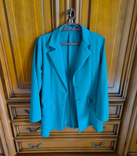 Tailleur verde marino donna