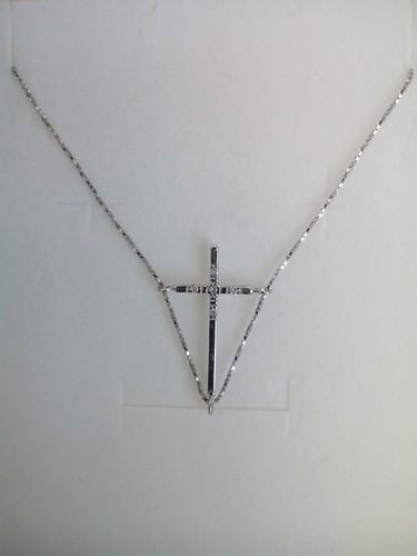 Collana donna croce oro - collana,