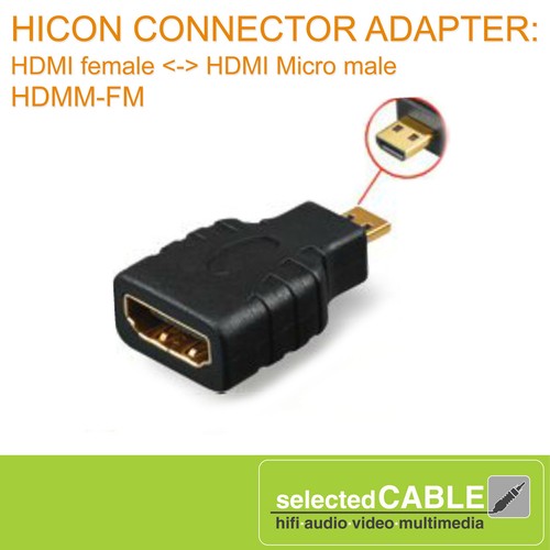 Hicon hdmi adapter female - hicon,