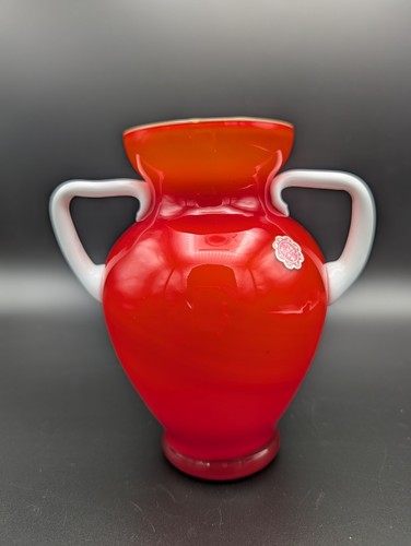 Vintage italienische glasvase - vintage,