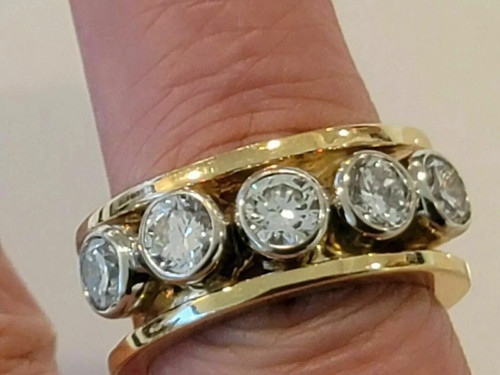 Anello fede nuziale diamante - fede,