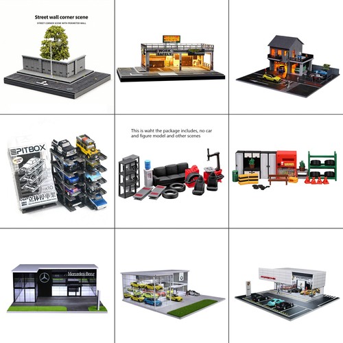 Diorama diecast car - diecast,