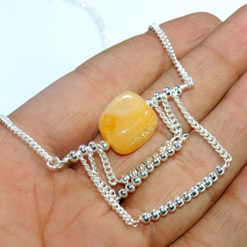 Collana avventurina gialla